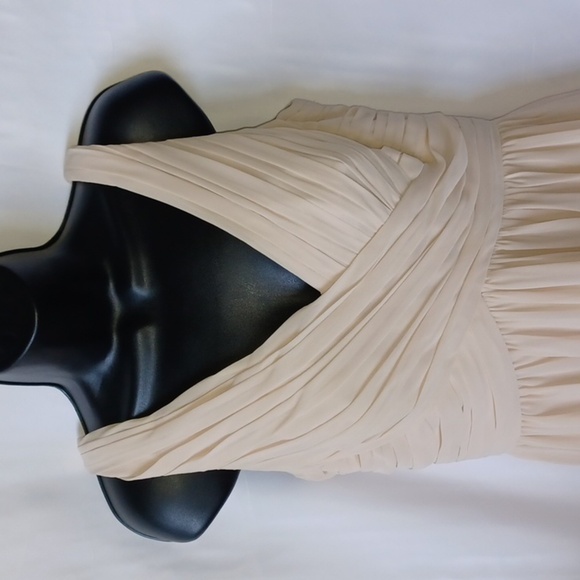 Bill Levkoff beige dress size 10 - Picture 2 of 7